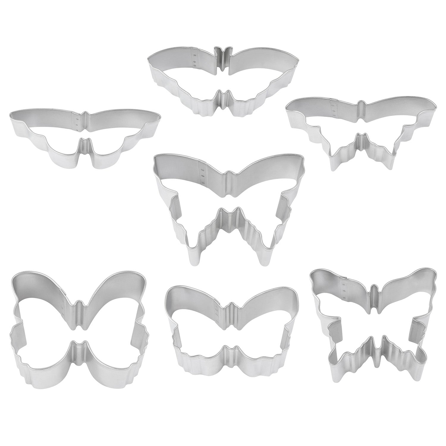 R&M International Butterfly 7 Piece Cookie Cutter Set Fashion