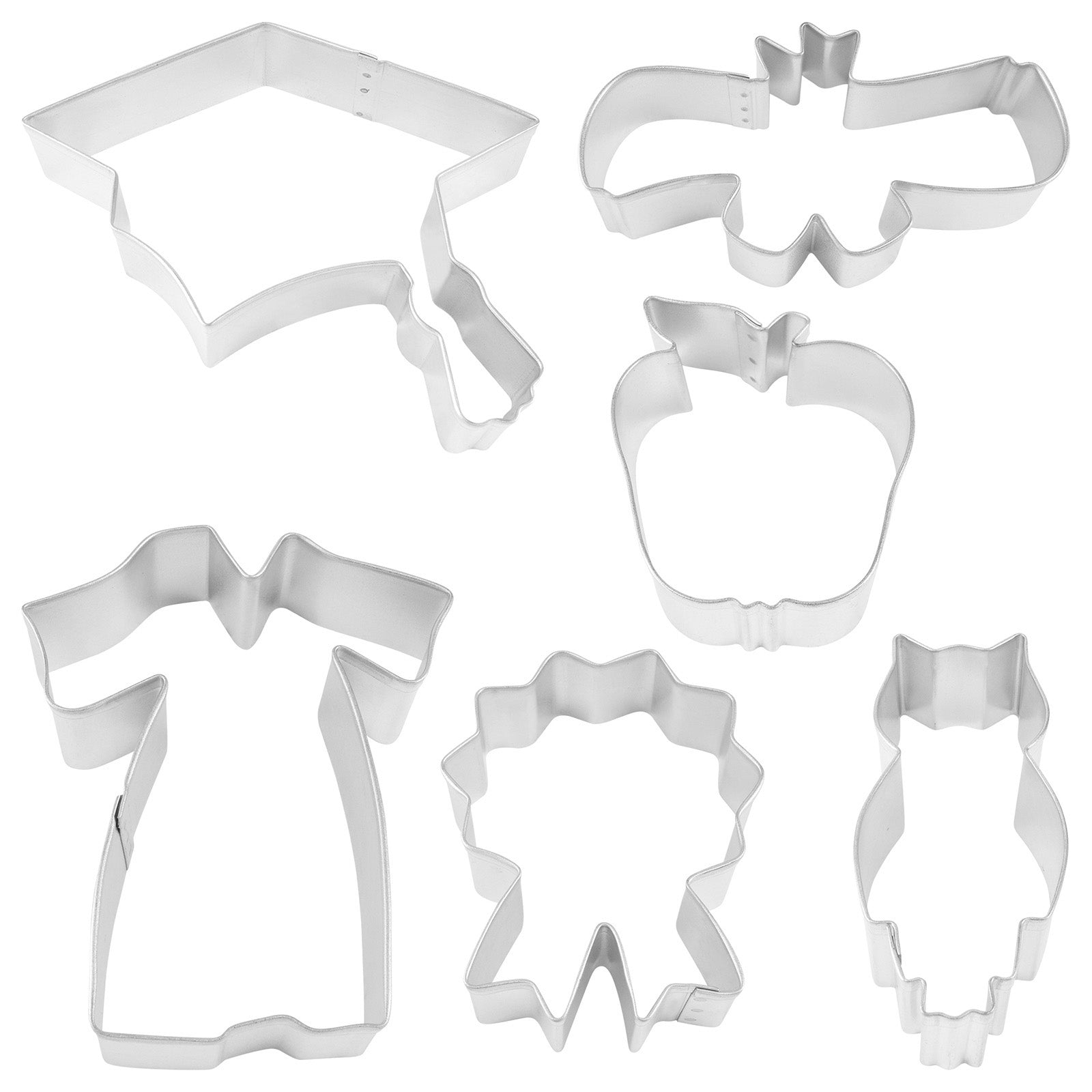 R&M International 9 Piece Graduation Cookie Cutter Bundle Online Hot Sale