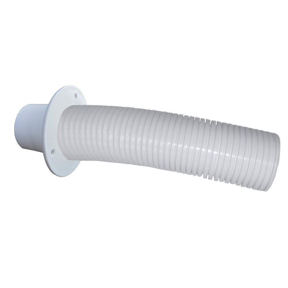 Trident Marine 10 White Stern Flex Hose w/Transom Flange [TFK-10W] Discount