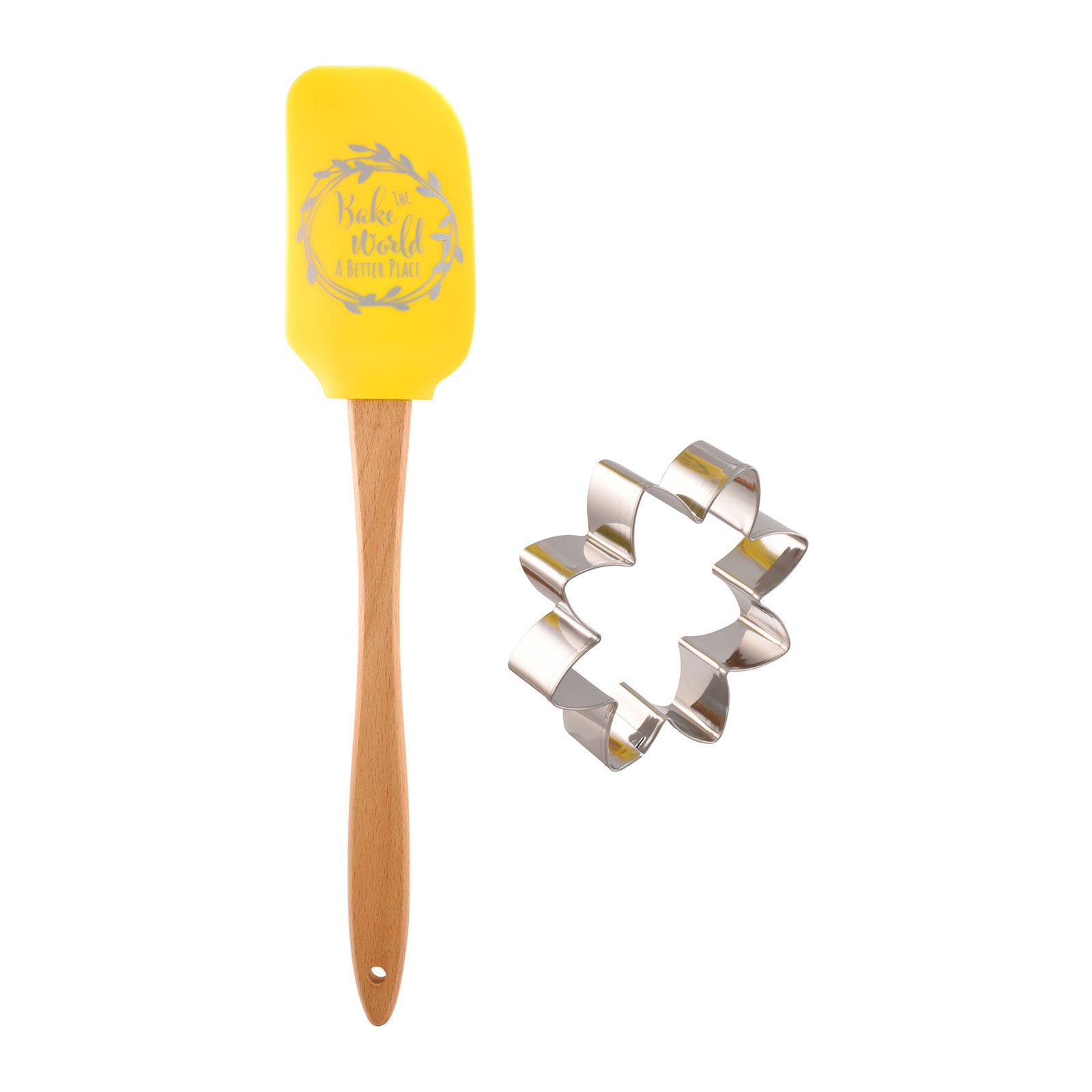 R&M International Daisy and Heart Spatula & Cookie Cutter Set on Sale