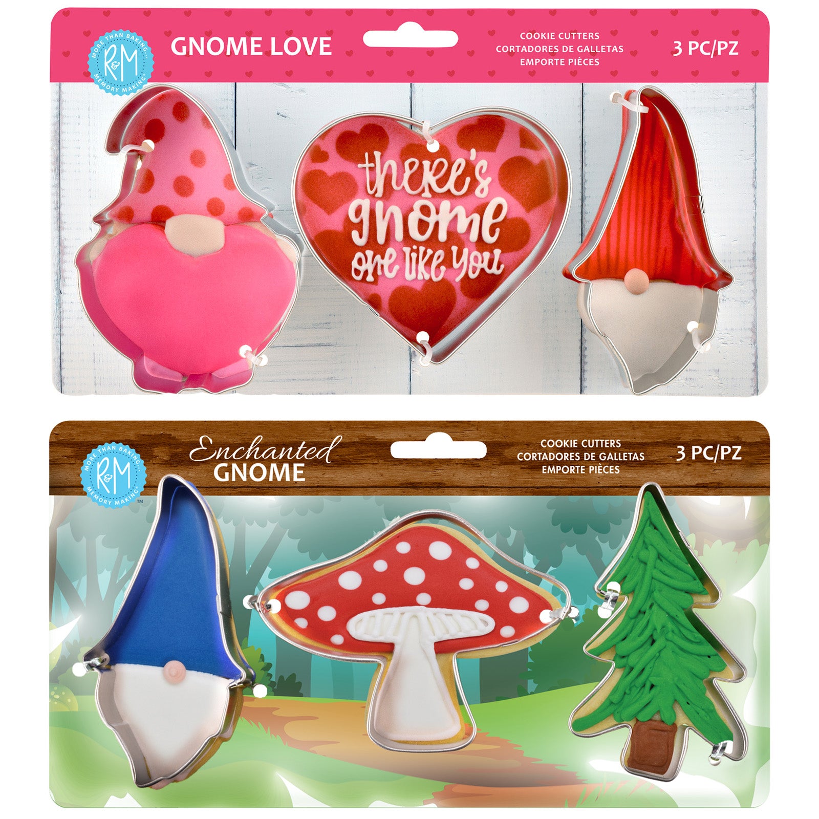 R&M International Gnome Cookie Cutter Set, 6 Piece Online Sale