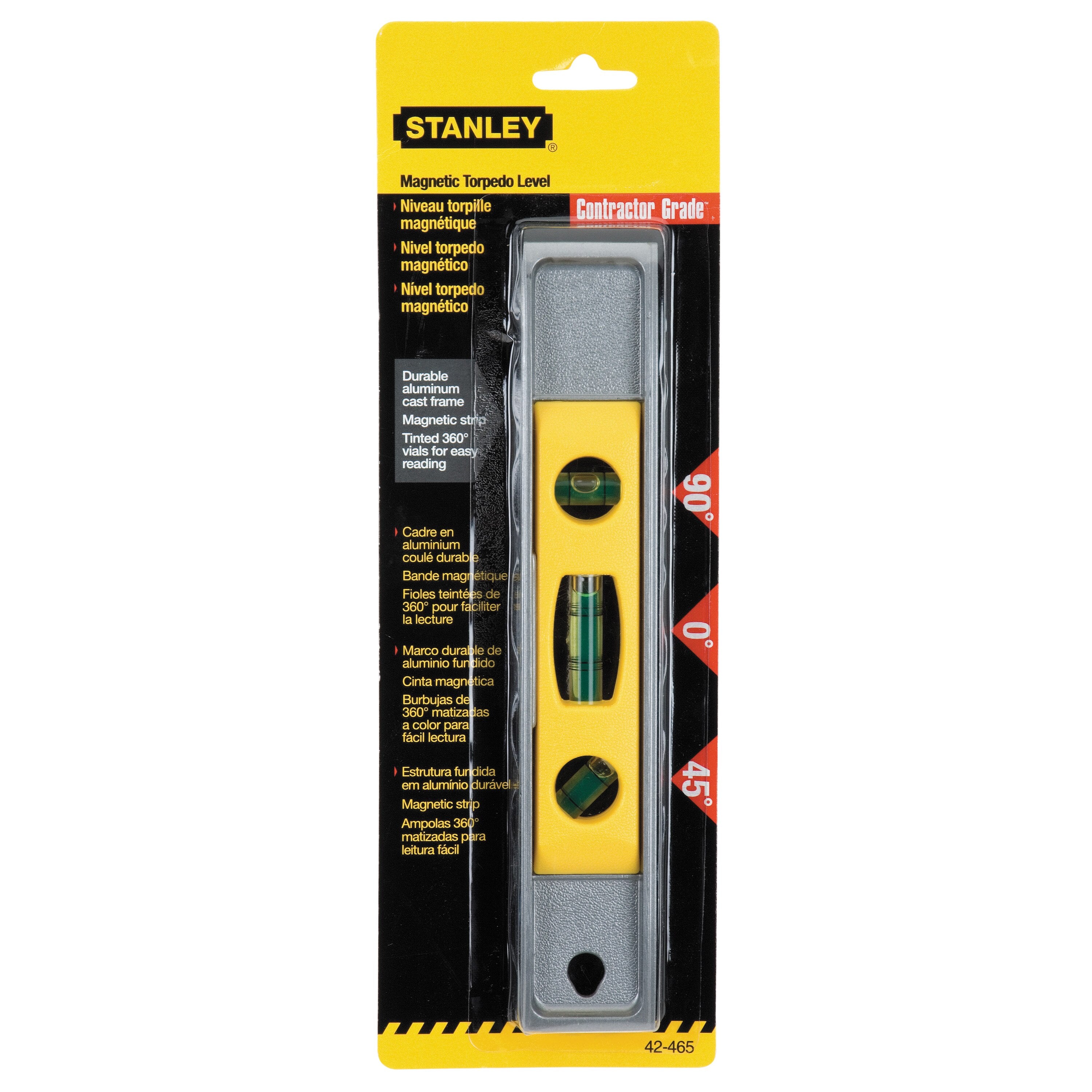 9 In. Magnetic Cast Aluminum Torpedo Level Online now