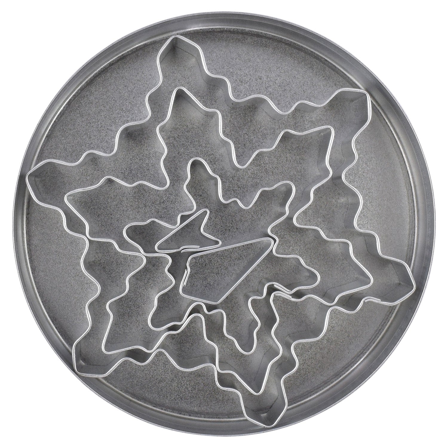R&M International 5 Piece Snowflake Cookie Cutter Set with Storage Tin Online