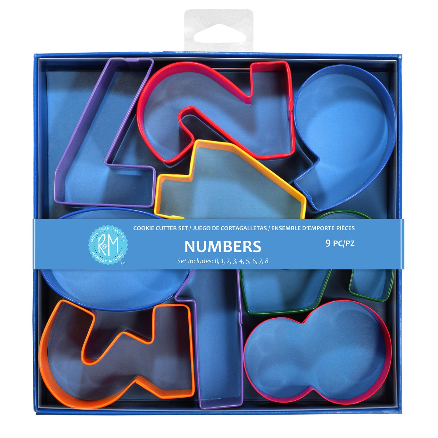 R&M International Color Numbers 9 Piece Cookie Cutter Set Online Hot Sale