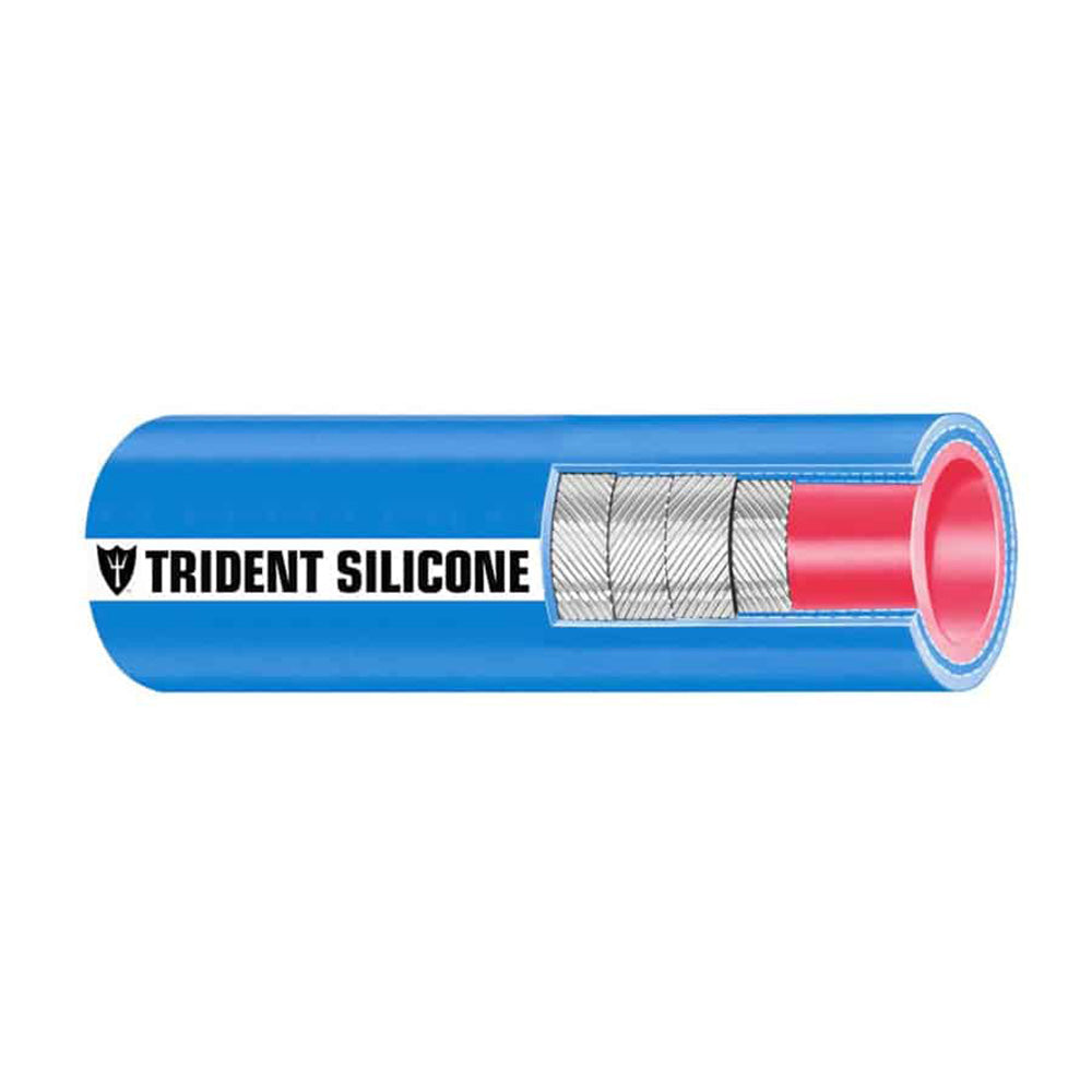 Trident Marine 2″ x 36″ Blue Silicone Wet Exhaust Hose [202V2000-36] Hot on Sale