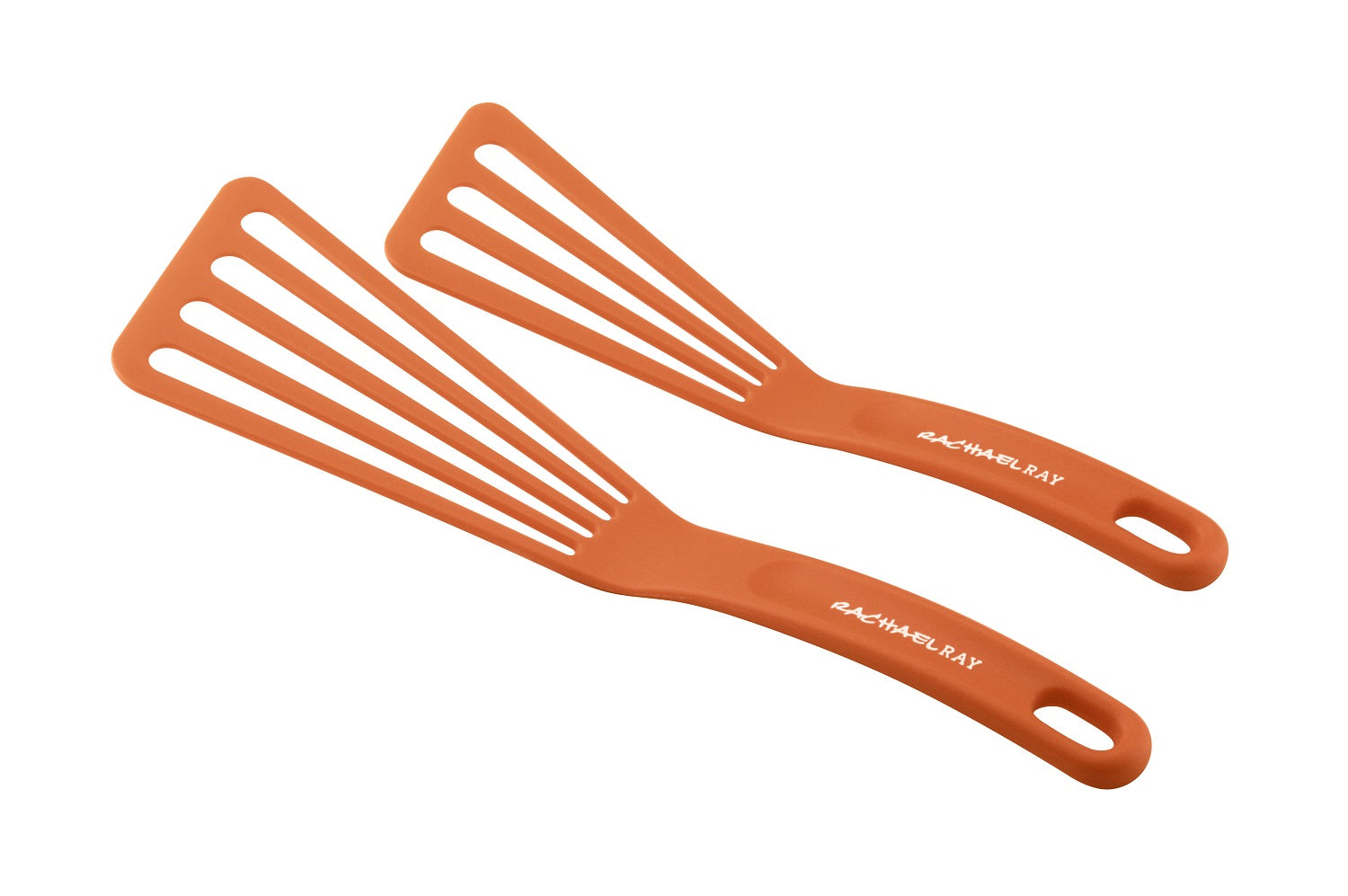 Rachael Ray 2 Piece Spatula 10″ & 12″ Turner Set Orange Discount
