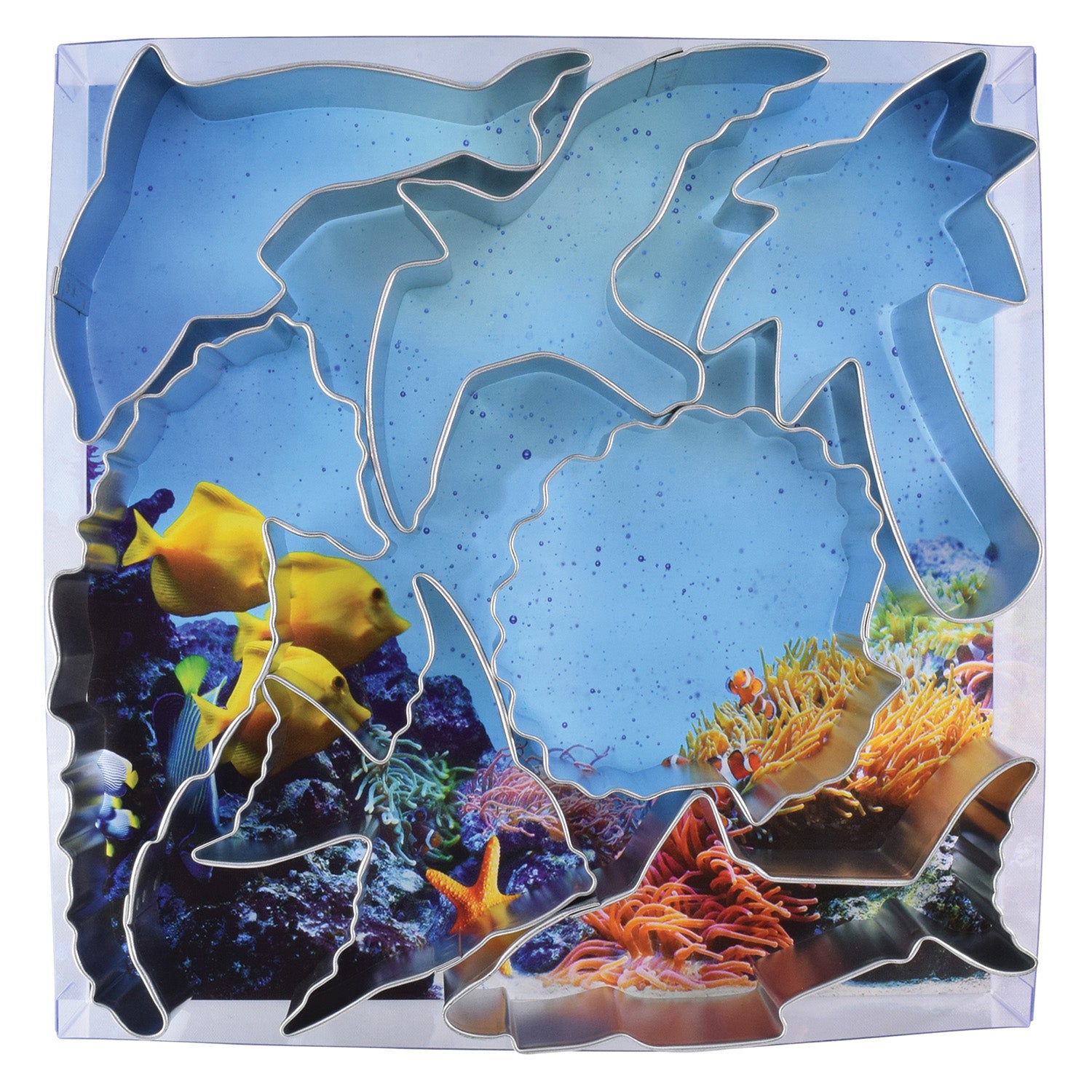 R&M International Seven Seas Underwater Theme 7 Piece Cookie Cutter Set Online Hot Sale