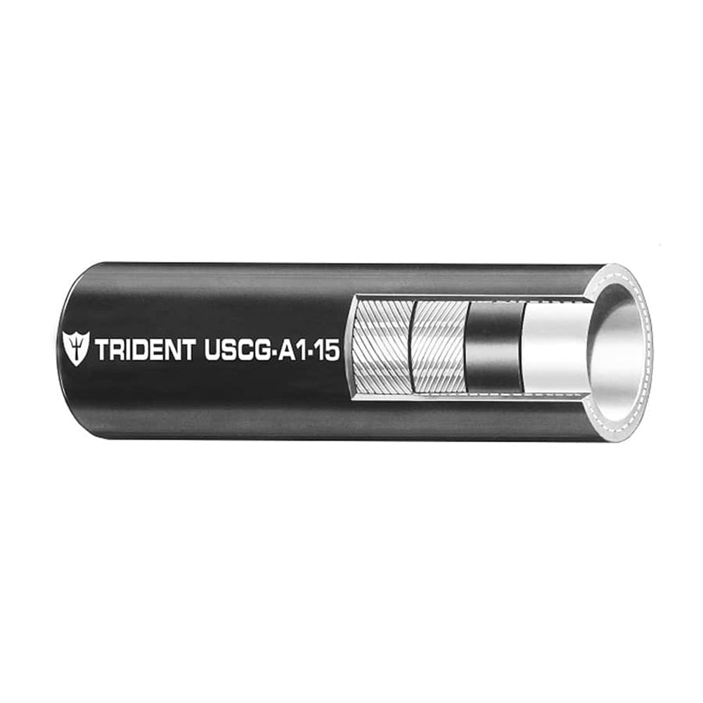 Trident Marine 5/16″ A1-15 Reel Low Permeation Fuel Line Hose – Black – Sold by the Foot [365-0560-FT] Online