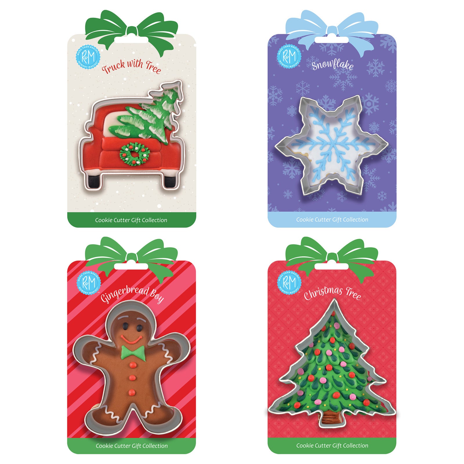 R&M International Winter Cookie Cutter Set, Stainless Steel, 4 Piece Online
