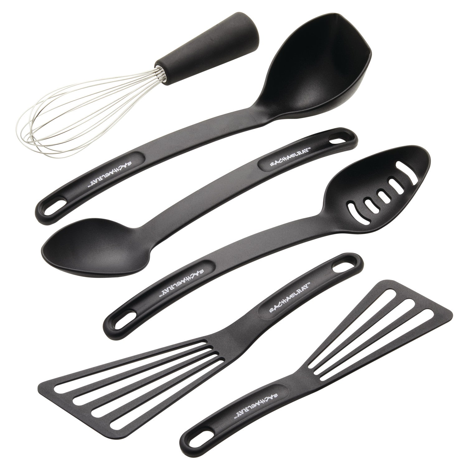 Rachael Ray Tools and Gadgets Kitchen Utensil Set, 6-Piece, Black Online