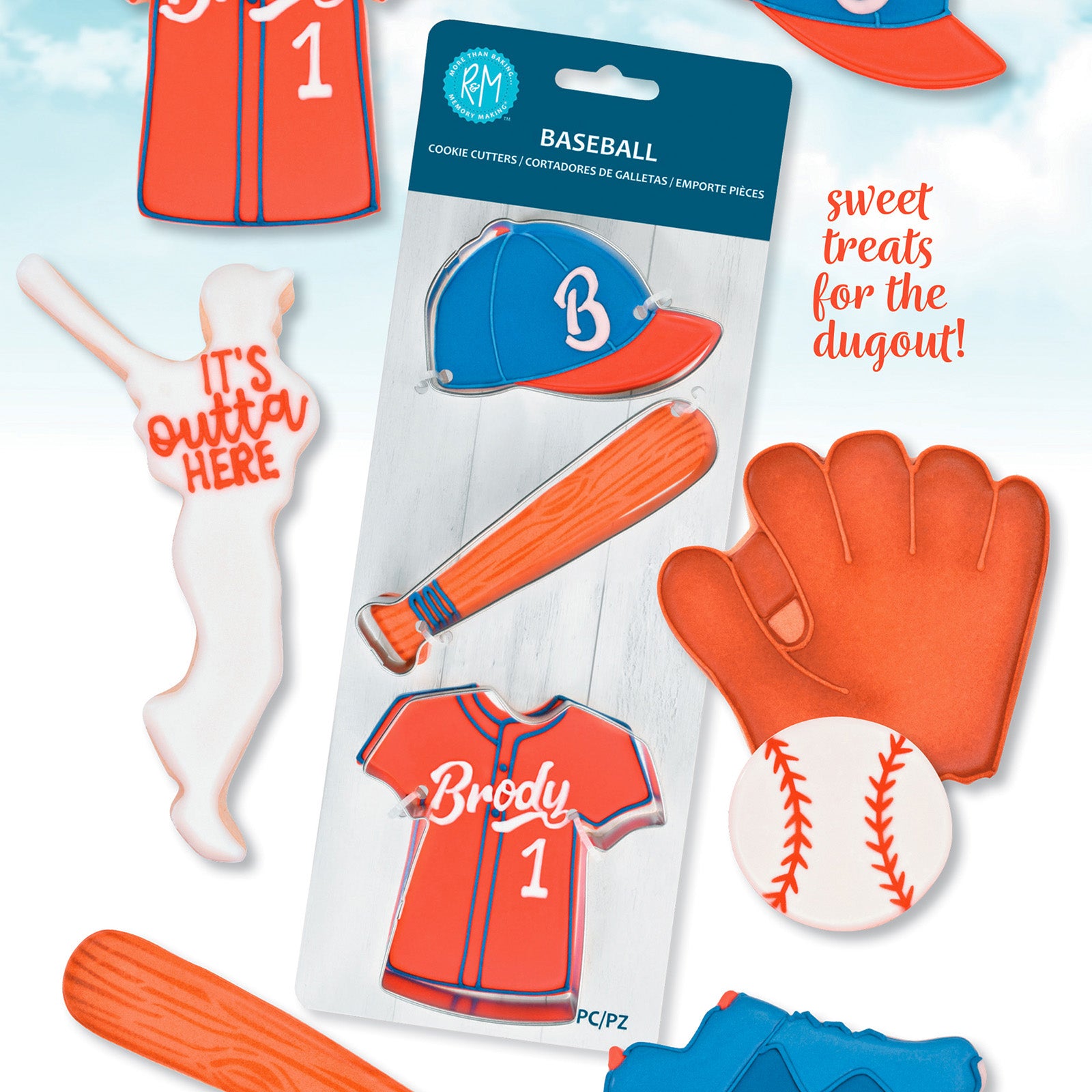 R&M International Sports Cookie Cutters 9 Piece Set on Sale