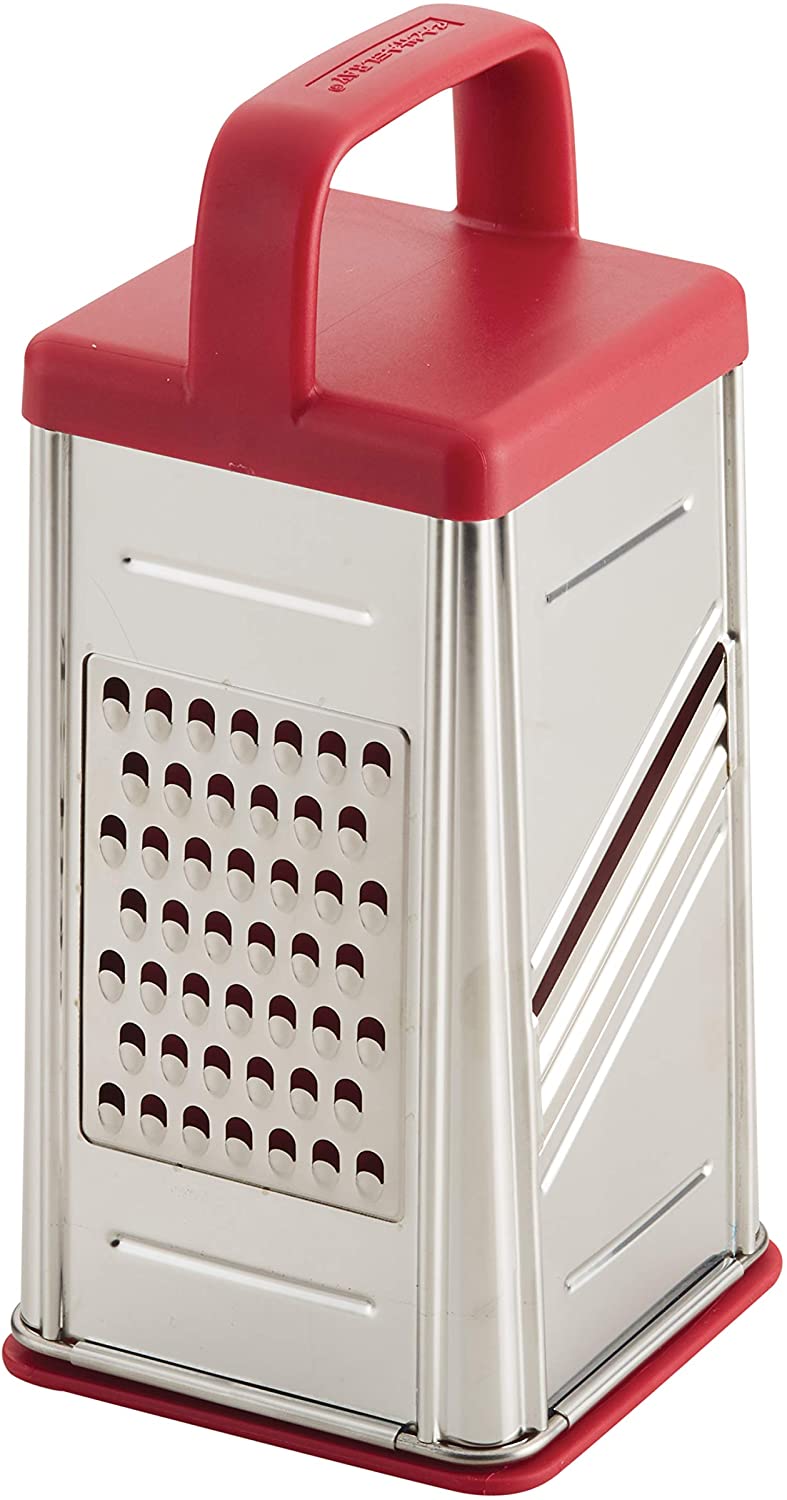 Rachael Ray Tools and Gadgets Stainless Steel Box Grater, Red Online