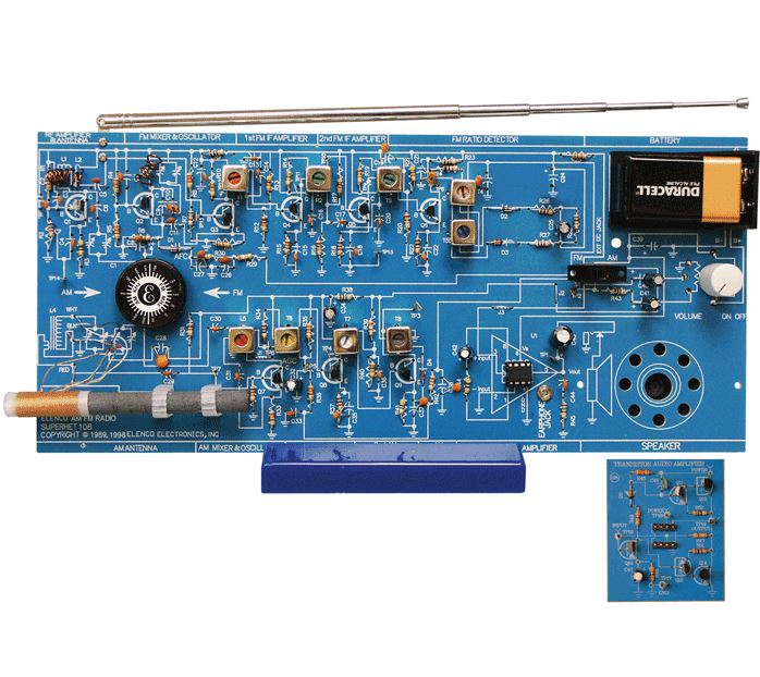 AM FM Radio and Training Course Kit (Combo IC & Transistor) AM/FM108CK Online Sale