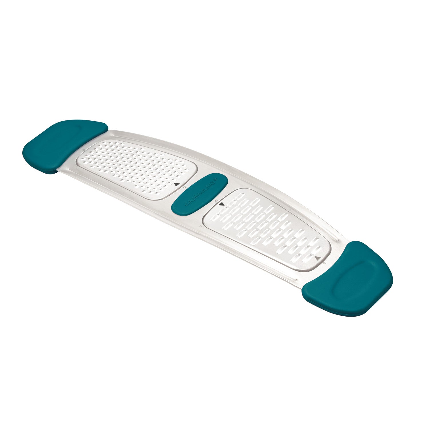 Rachael Ray Stainless Steel Multi-Grater with Silicone Handles, Marine Blue Online Hot Sale