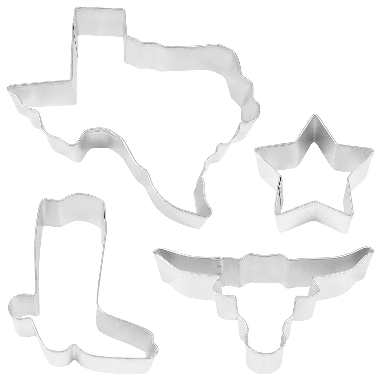 R&M International Texas State 4 Piece Cookie Cutter Set Online now