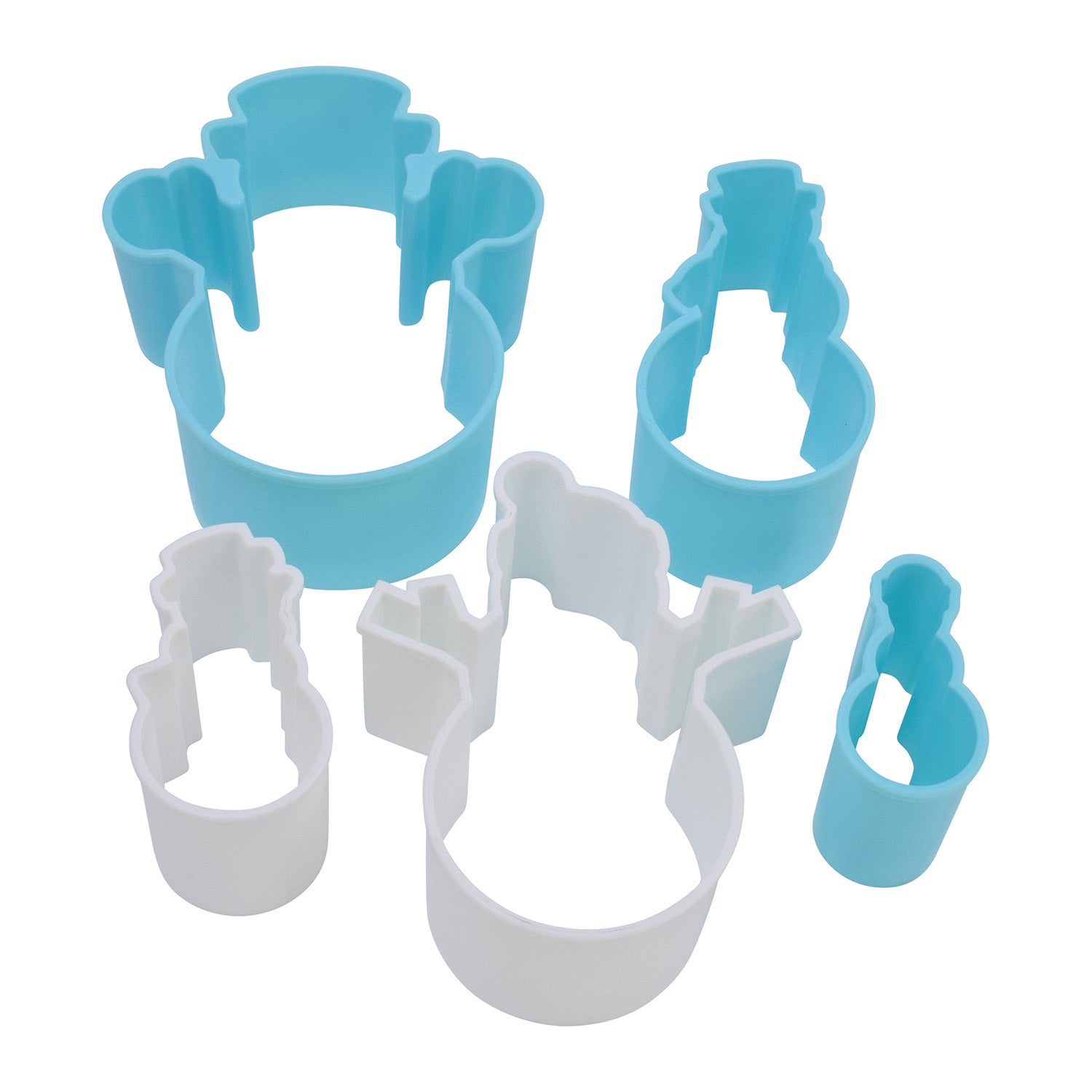 R&M International Snowman Cookie and Biscuit Cutters, Assorted Sizes, 5-Piece Set Sale