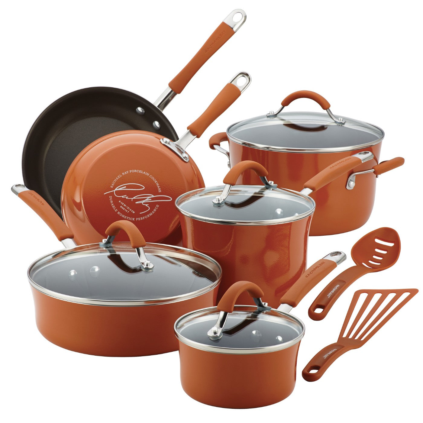 Rachael Ray Cucina Nonstick Cookware Set, 12 Piece on Sale