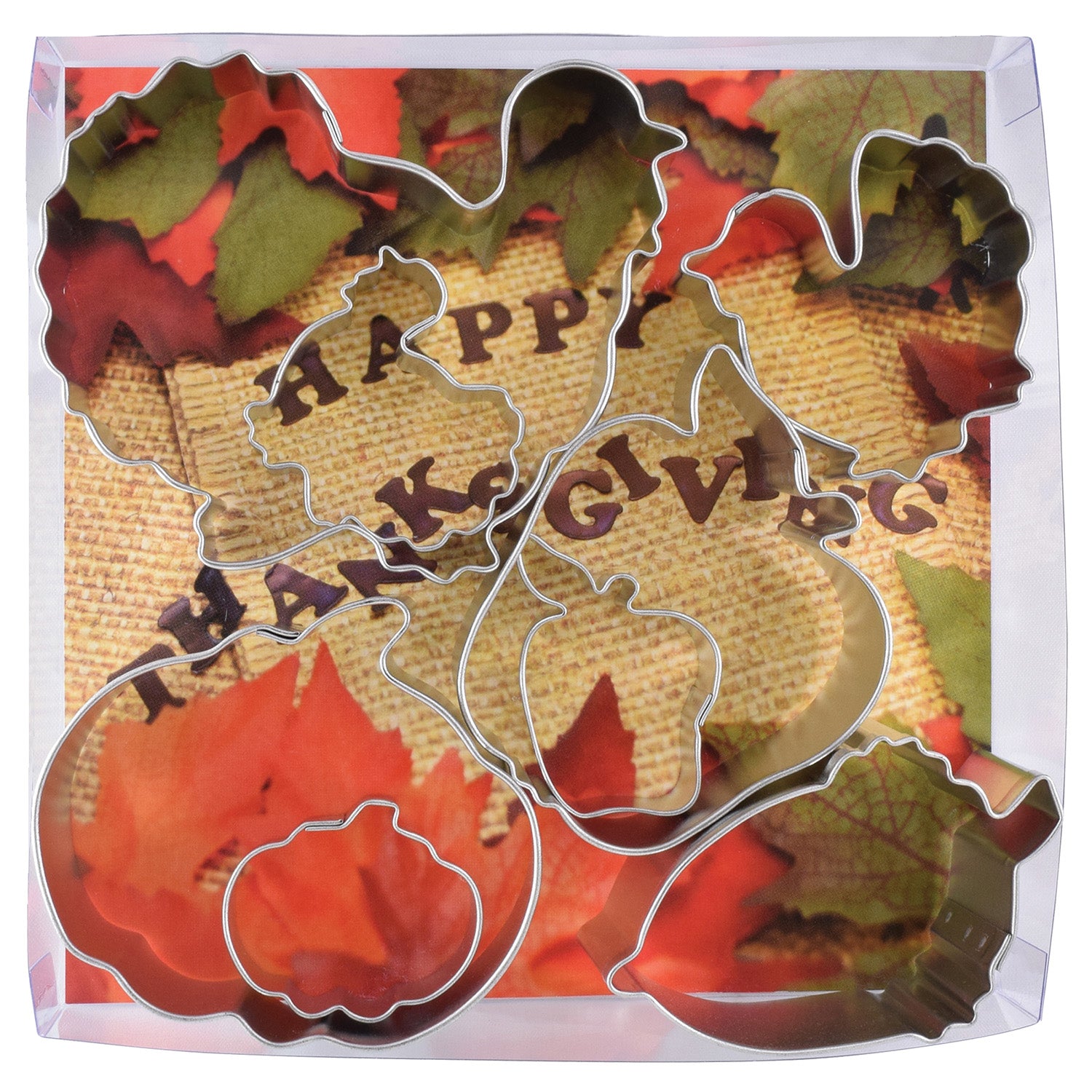 R&M International Thanksgiving 8 Piece Cookie Cutter Set Hot on Sale