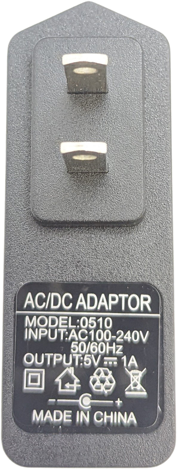 AC/DC Wall Adapter 5V, 1A with USB Output, Center Positive; Cable not included Online Hot Sale
