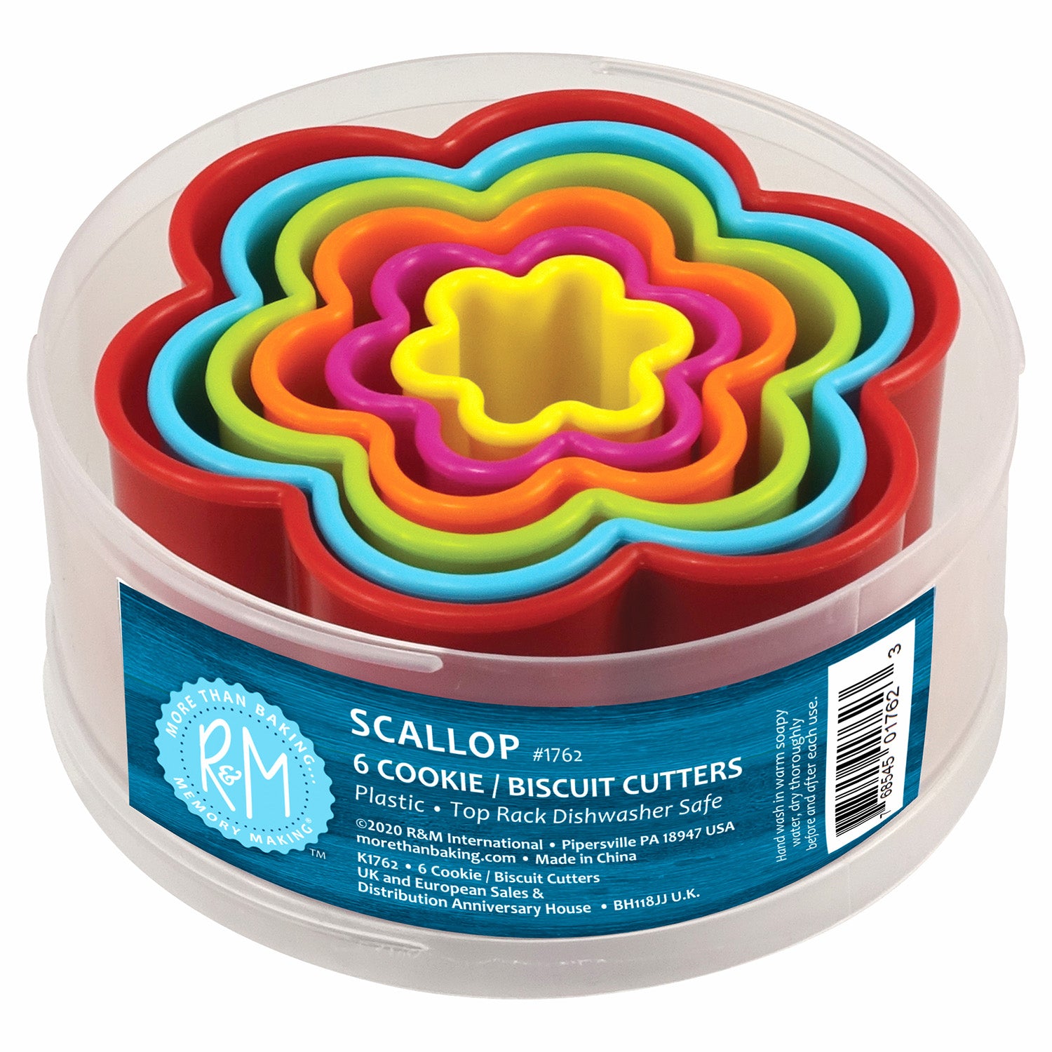 R&M International Scalloped Cookie and Biscuit Cutters, Assorted Sizes, 6-Piece Set Discount