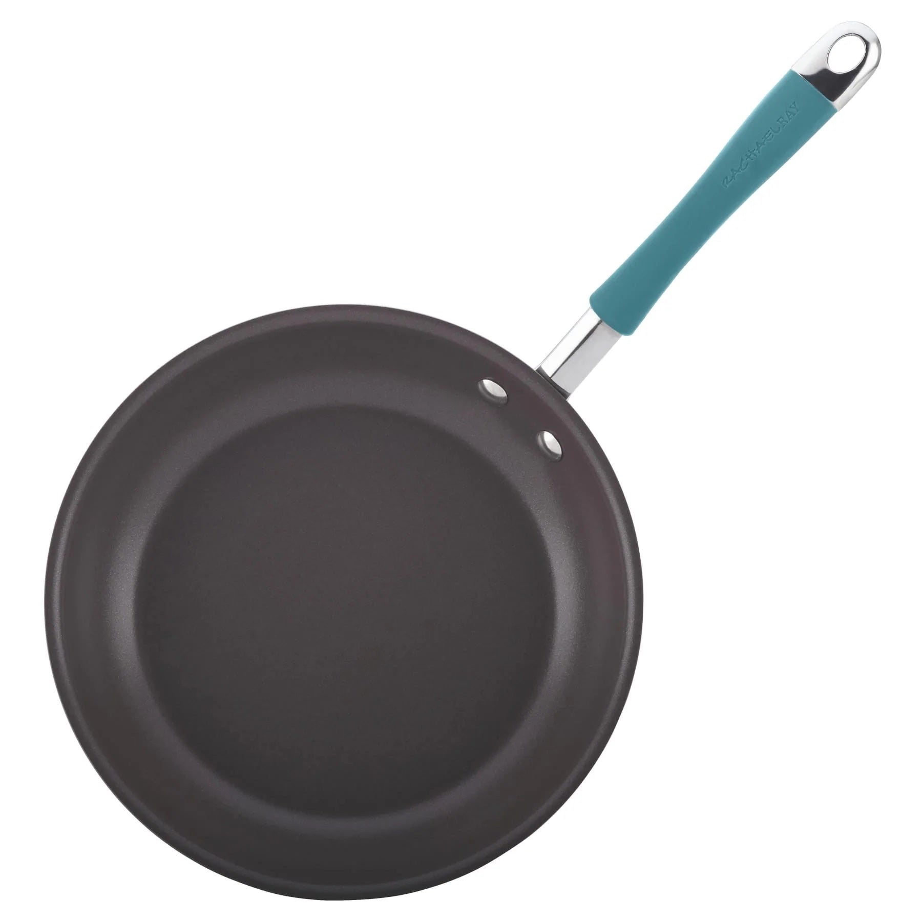 Rachael Ray Cucina Hard Anodized Nonstick Cookware Set, 12 Piece, Blue Handles on Sale