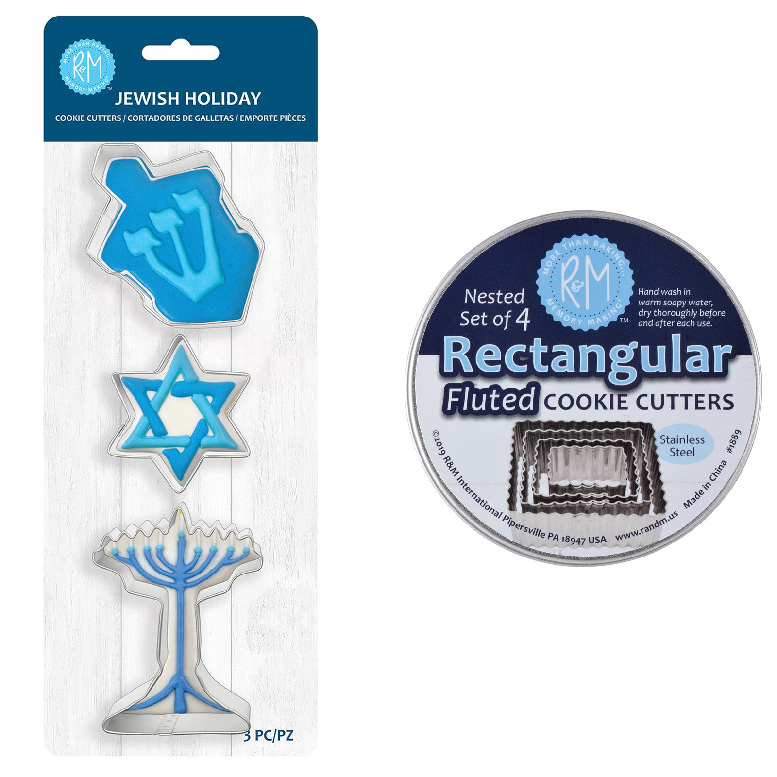 R&M Jewish Holiday 7 Piece Cookie Cutter Set Discount