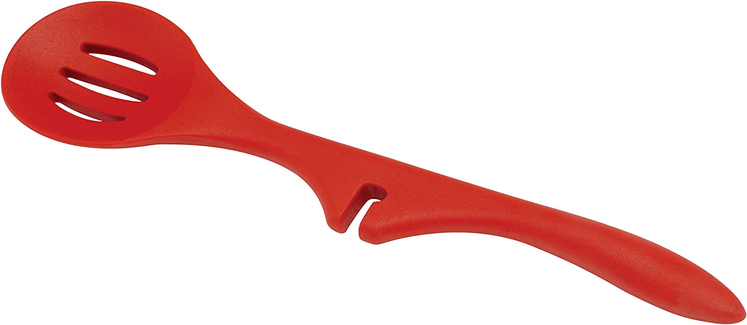 Rachael Ray Nonstick Utensils/Lazy Spoonula, Solid and Slotted Spoon, 3 Piece Set, Red Online