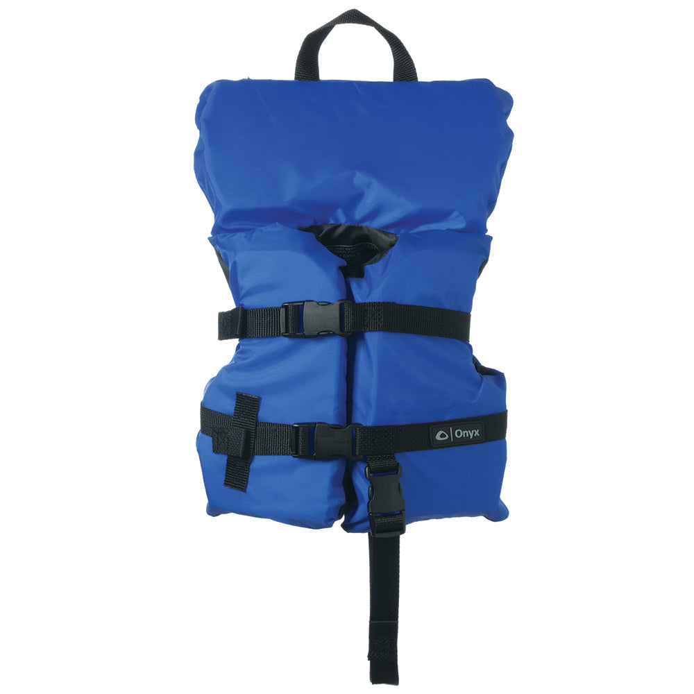 Onyx Nylon General Purpose Life Jacket – Infant/Child Under 50lbs – Blue [103000-500-000-12] Supply