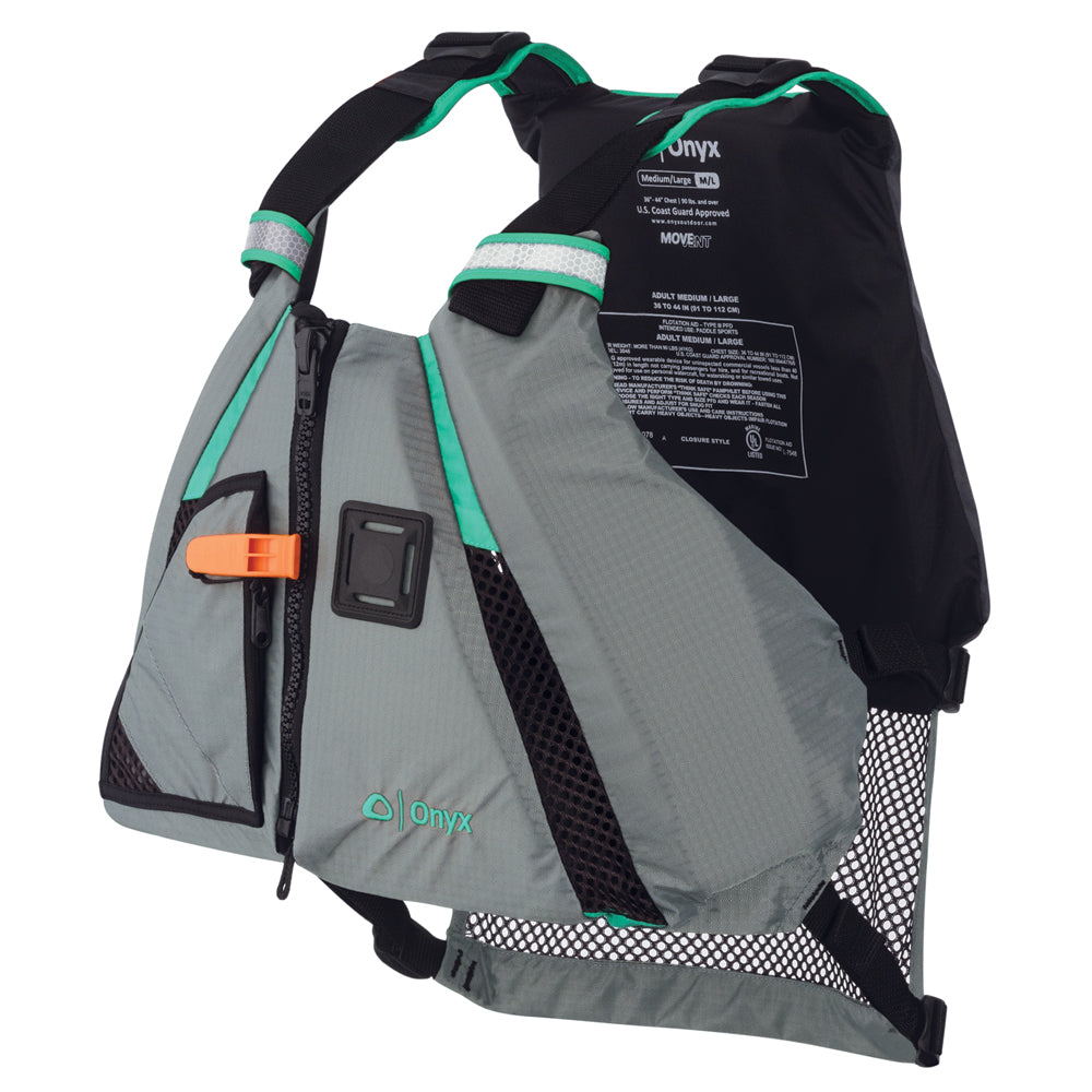 Onyx MoveVent Dynamic Paddle Sports Life Vest – XL/2XL – Aqua [122200-505-060-15] Online
