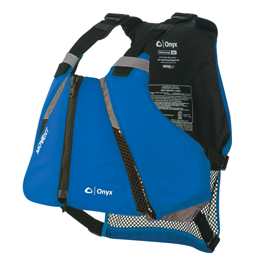 Onyx MoveVent Curve Paddle Sports Life Vest – XS/S – Blue [122000-500-020-16] Supply