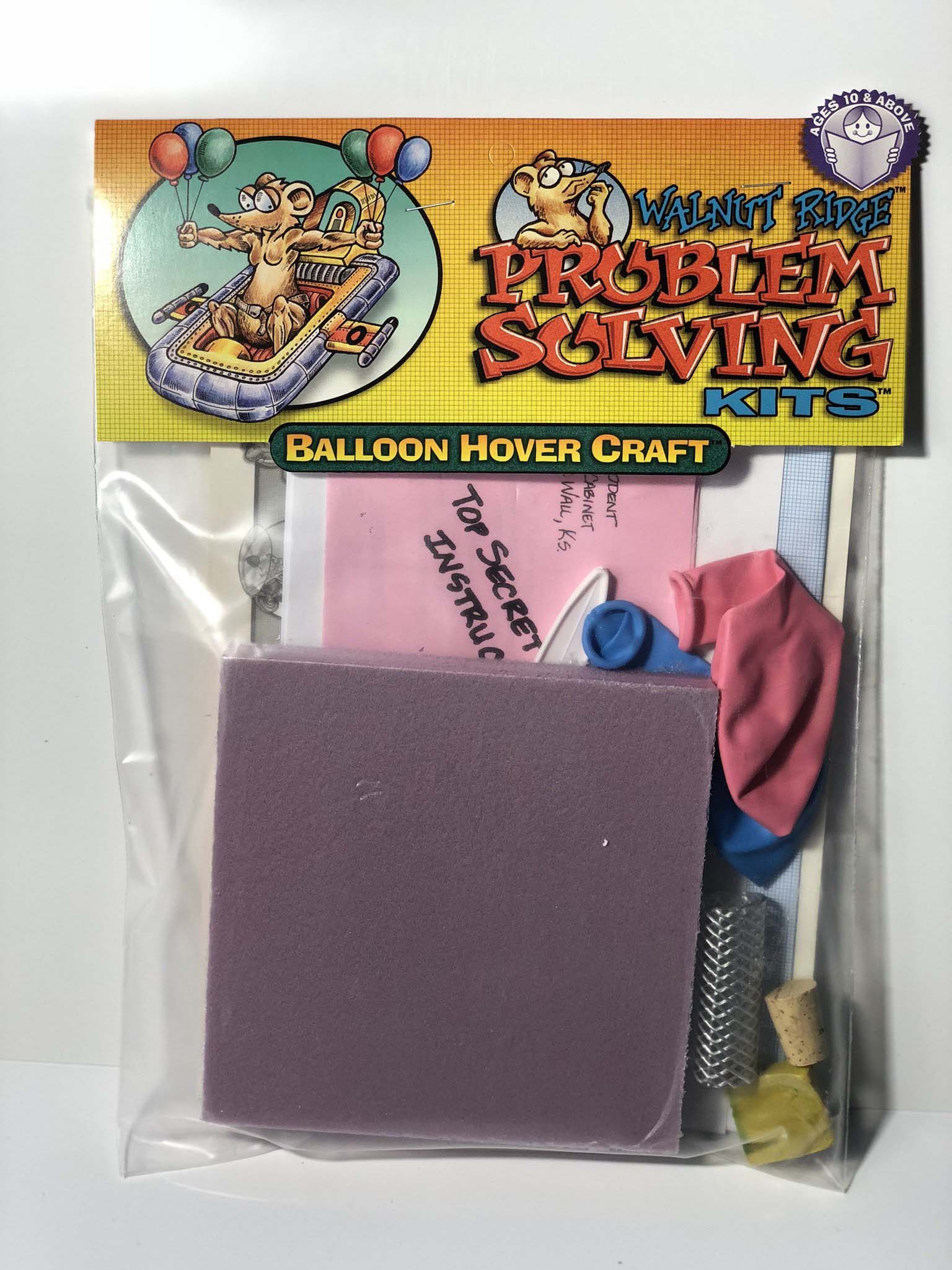 Balloon Hovercraft Kit, Ages 10 & Up Supply