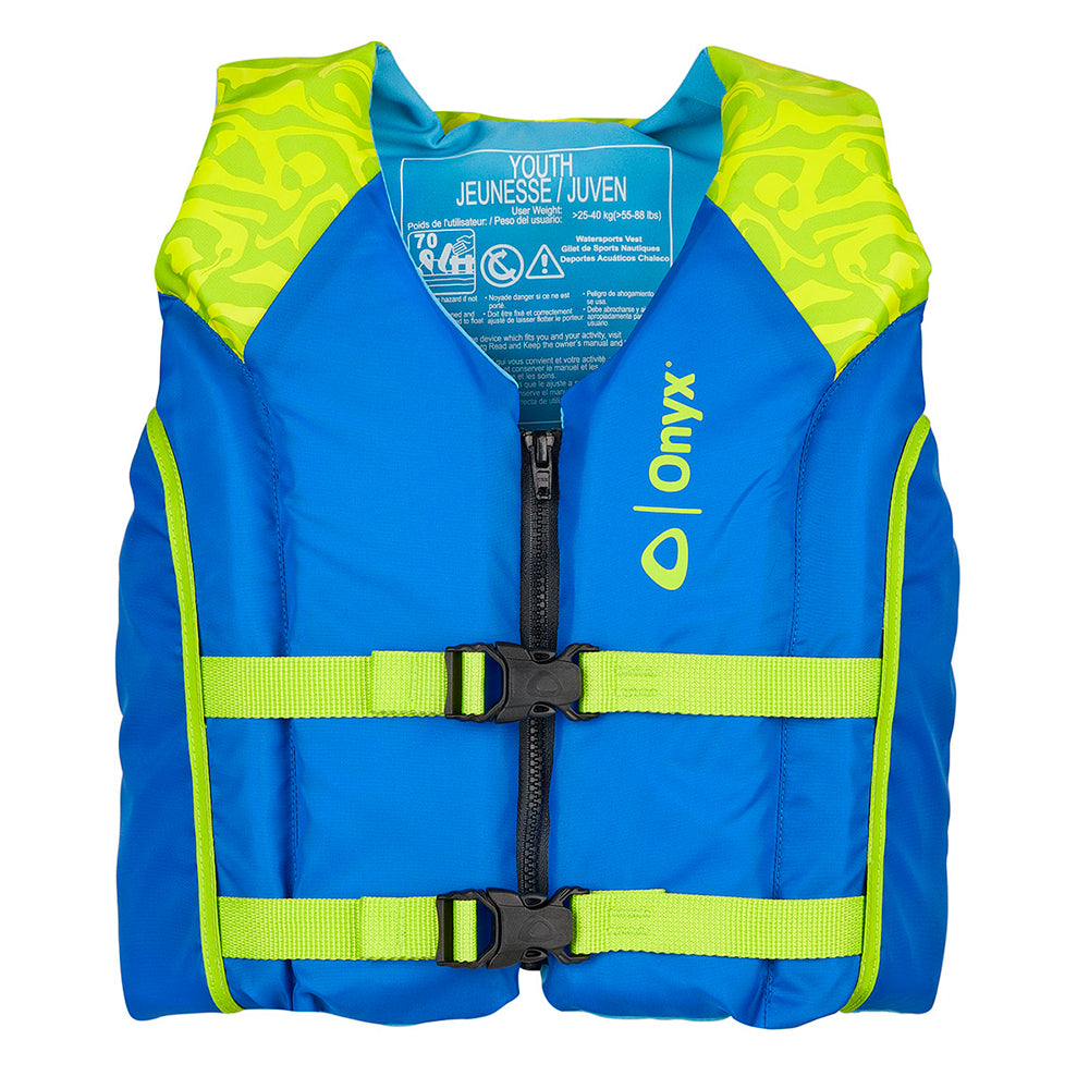 Onyx Shoal All Adventure Youth Paddle  Water Sports Life Jacket – Green [121000-400-002-21] Online Hot Sale
