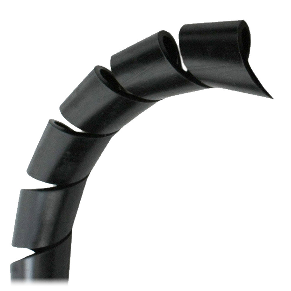 Pacer 1/2″ Spiral Wrap – Black – 100′ Roll [BSW1/2BK-100] Online Sale