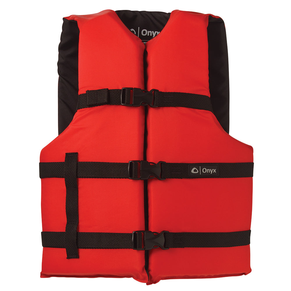 Onyx Nylon General Purpose Life Jacket – Adult Oversize – Red [103000-100-005-12] Hot on Sale