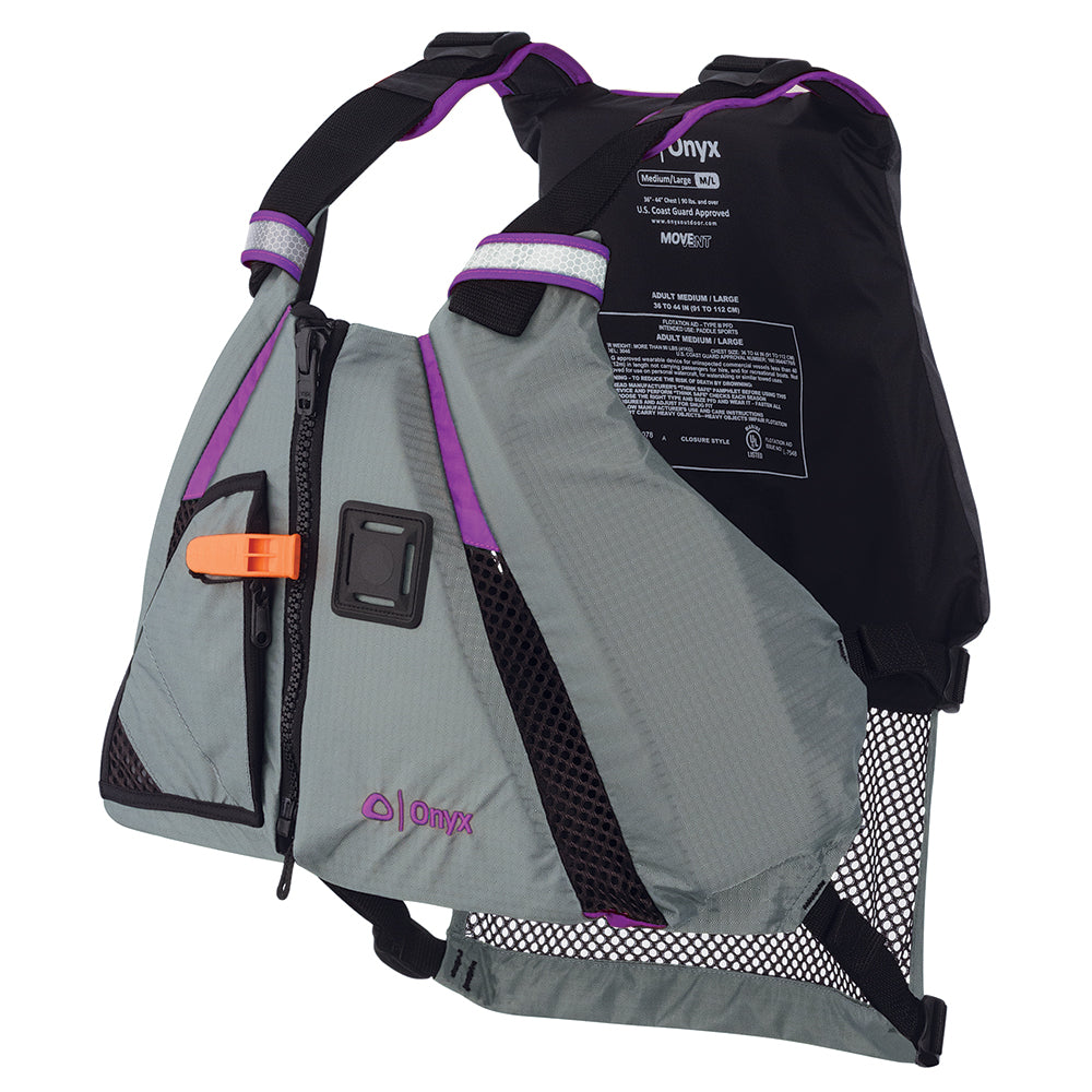 Onyx MoveVent Dynamic Paddle Sports Vest – Purple/Grey – M/L [122200-600-040-18] Supply