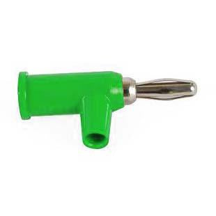 Banana Plug Stack-Up With Safety Collar color Green Online Sale