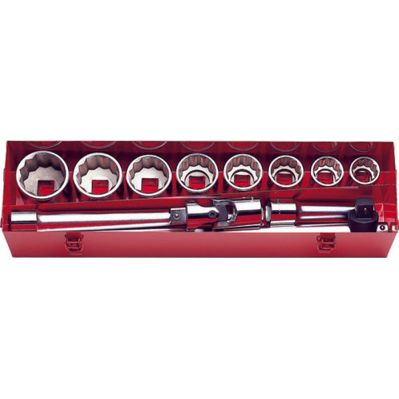 Ko-Ken 8200M 1 Inch Sq. Dr. Socket Set 12 Point 12 Pieces Online Hot Sale
