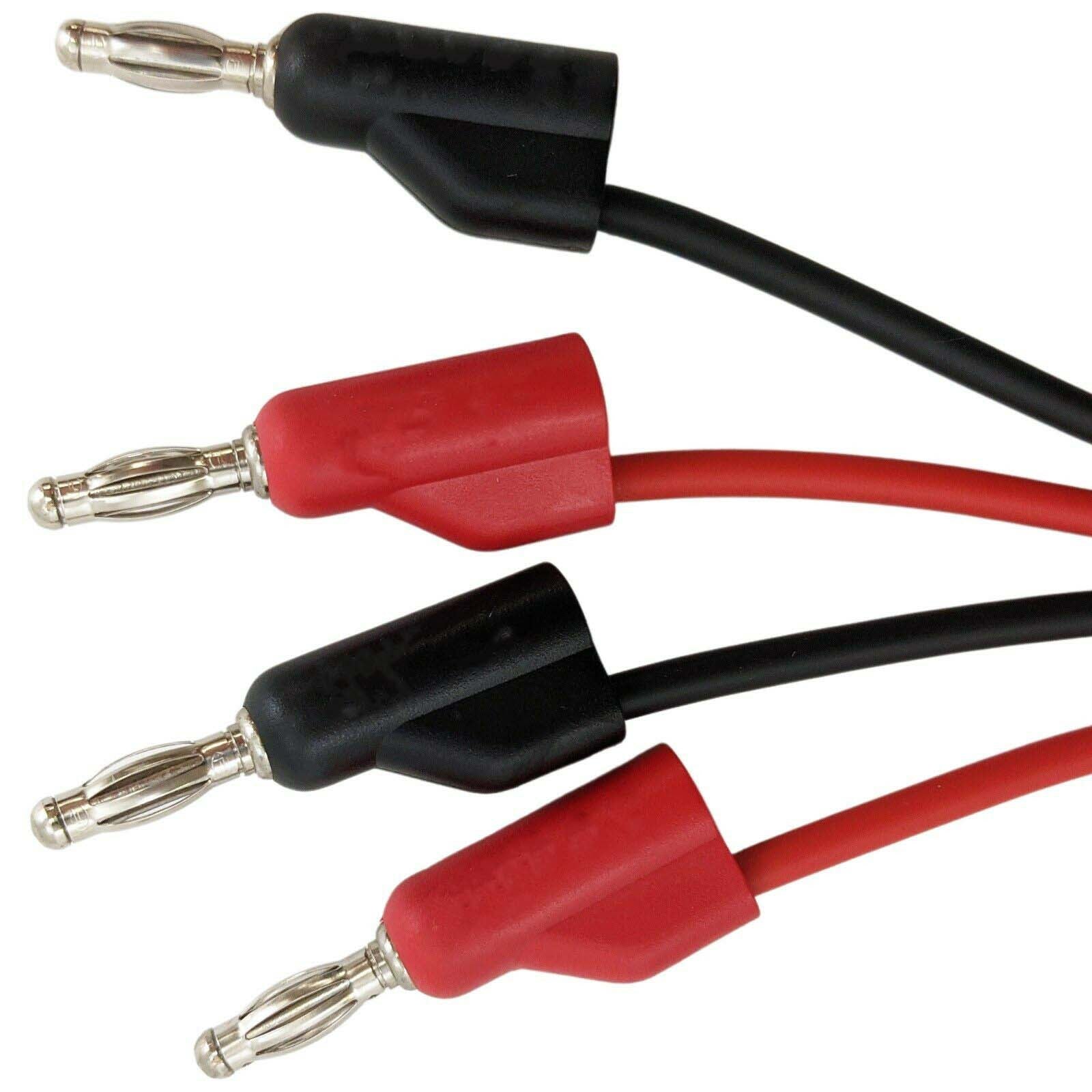 Banana to Banana Test Lead Set – Includes 1 Red and 1 Black, 36″ Length Online Sale