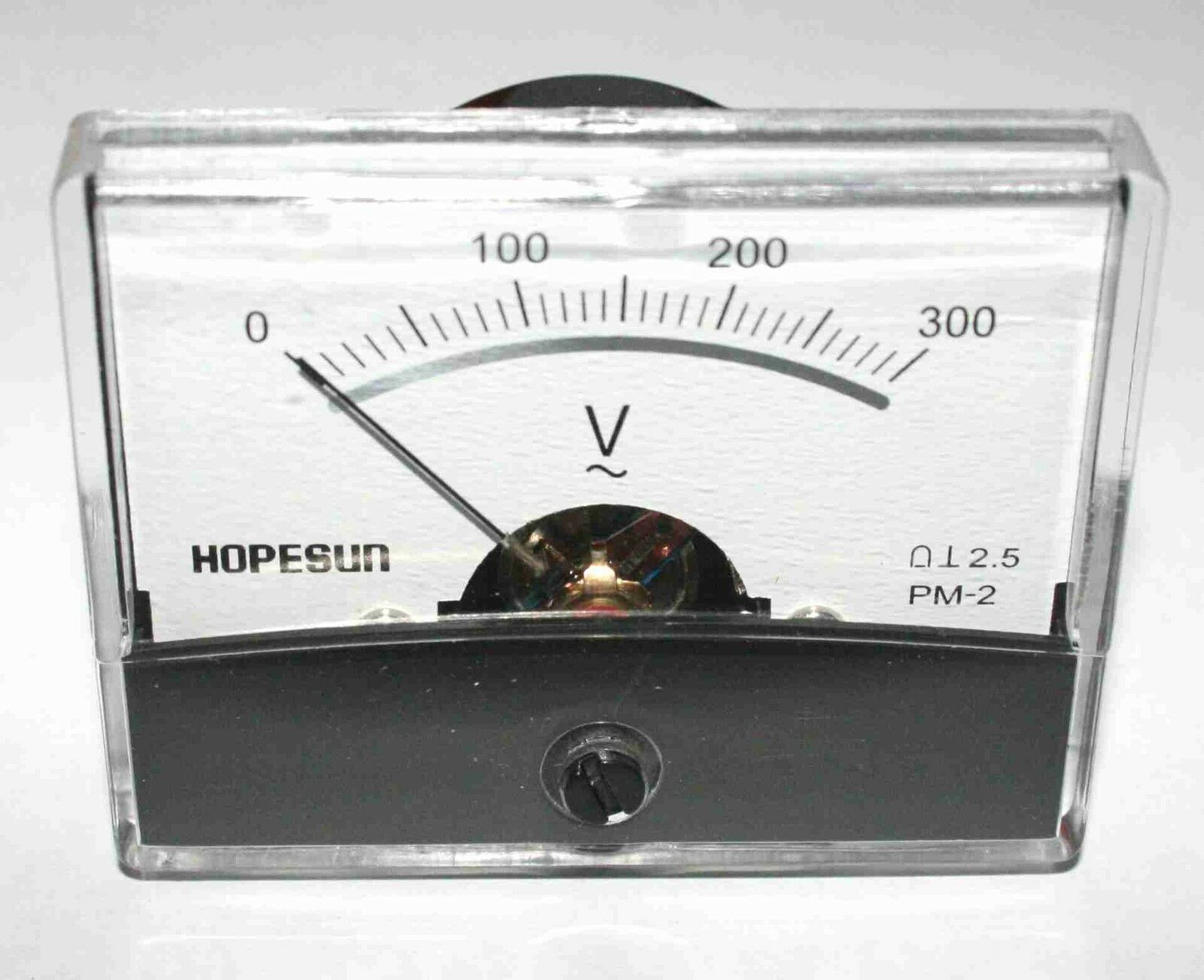 Analog Voltage Panel Meter 300 Volt AC Discount