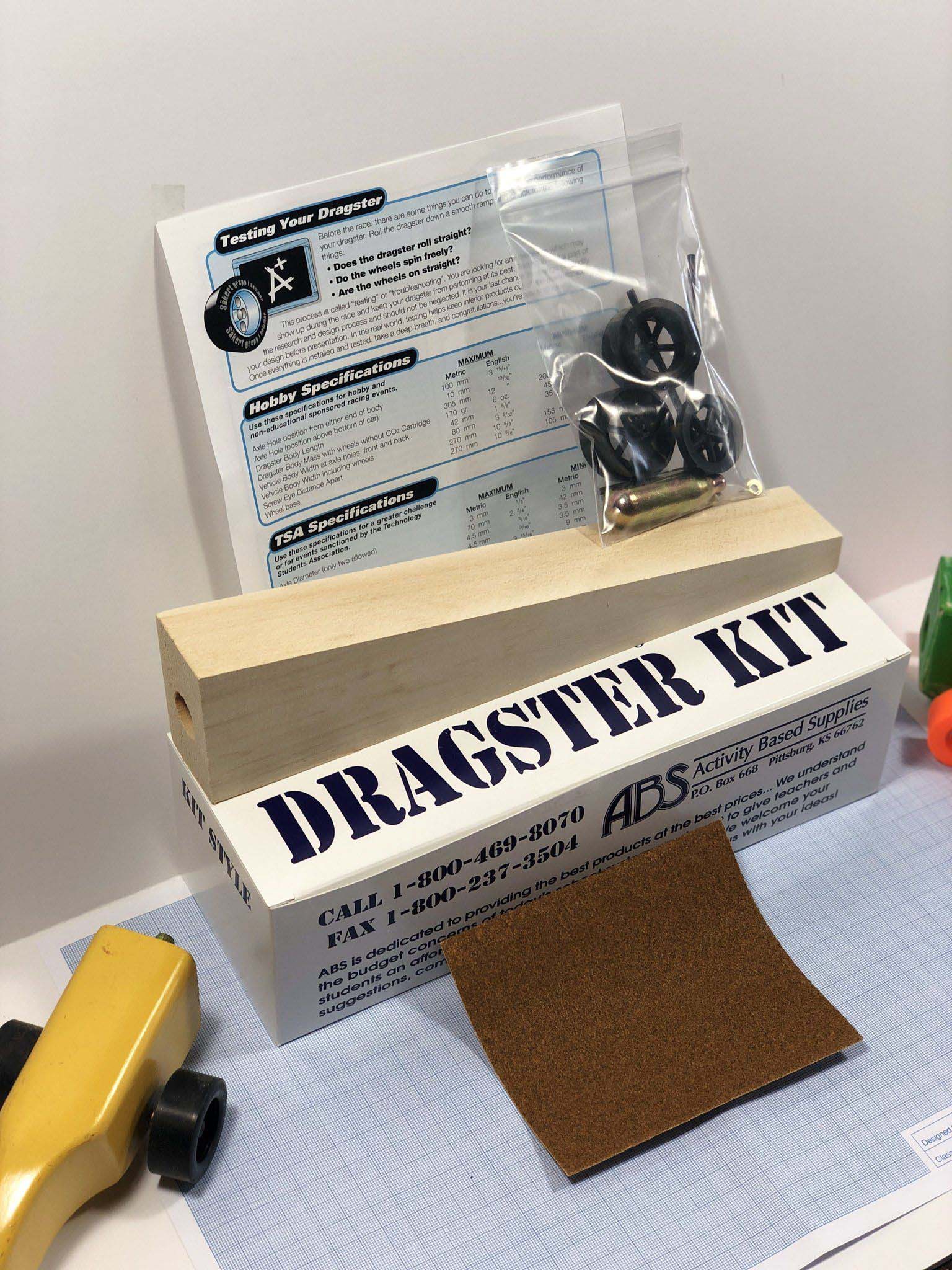 Basswood Dragster Kit (without foam) Supply