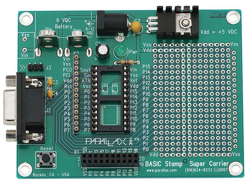 Basic Stamp Super Carrier Board Fashion