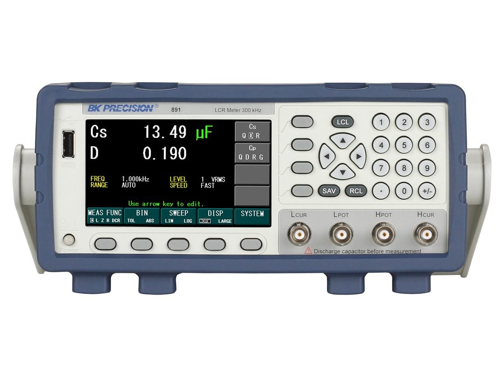 BK Precision 300 KHz Benchtop LCR Meter, Model 891 Hot on Sale