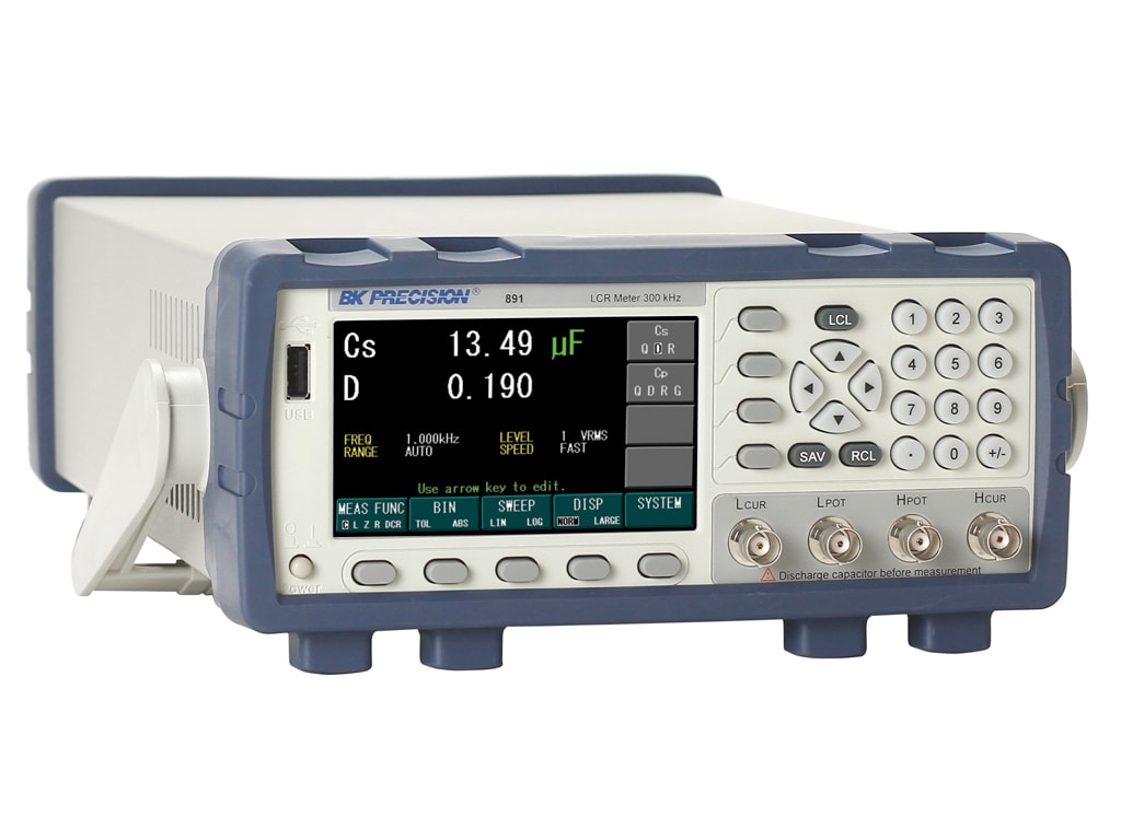 BK Precision 300 KHz Benchtop LCR Meter, Model 891 Hot on Sale