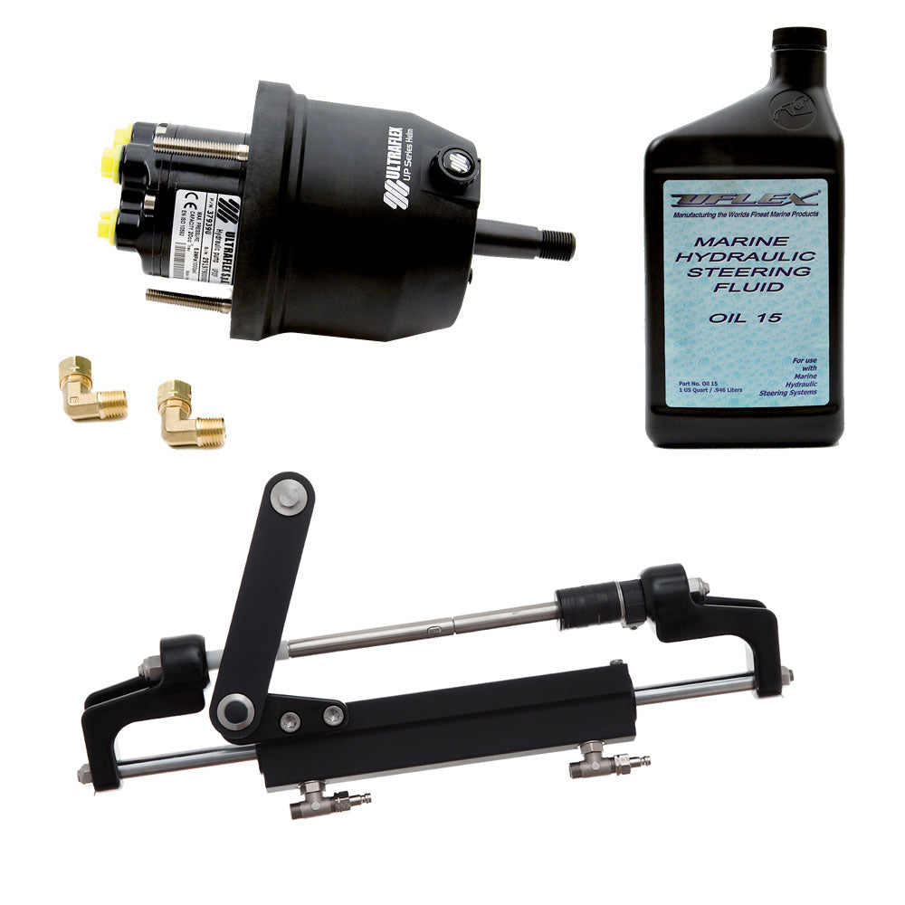 Uflex HYCO 1.1 Front Mount OB System up to 175HP – Includes UP20 FM Helm, 2qts of Oil, UC95-OBF Cylinder [HYCO 1.1] Supply