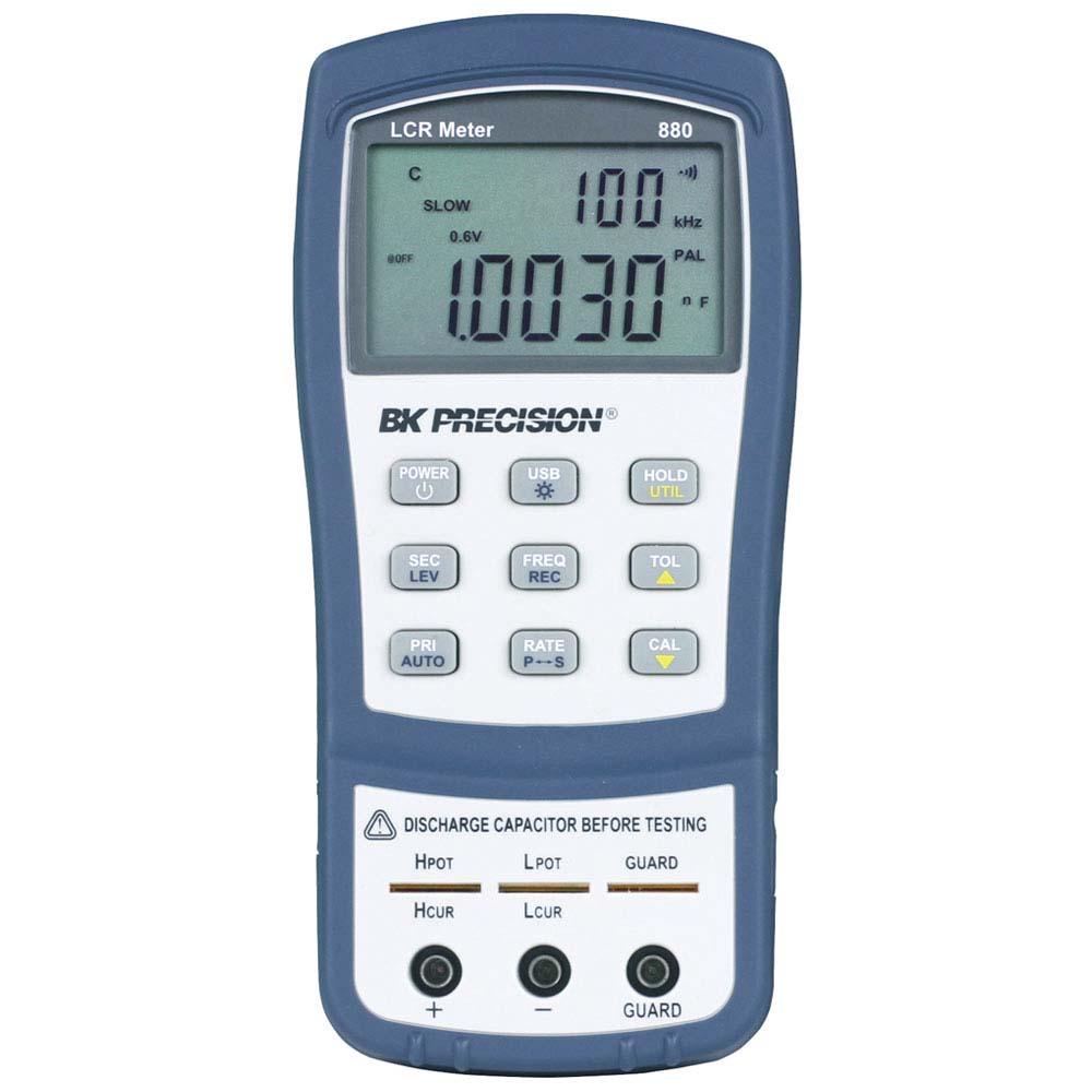 BK Precision 40,000 Count Dual Display Handheld LCR Meter –  Model 880 Discount
