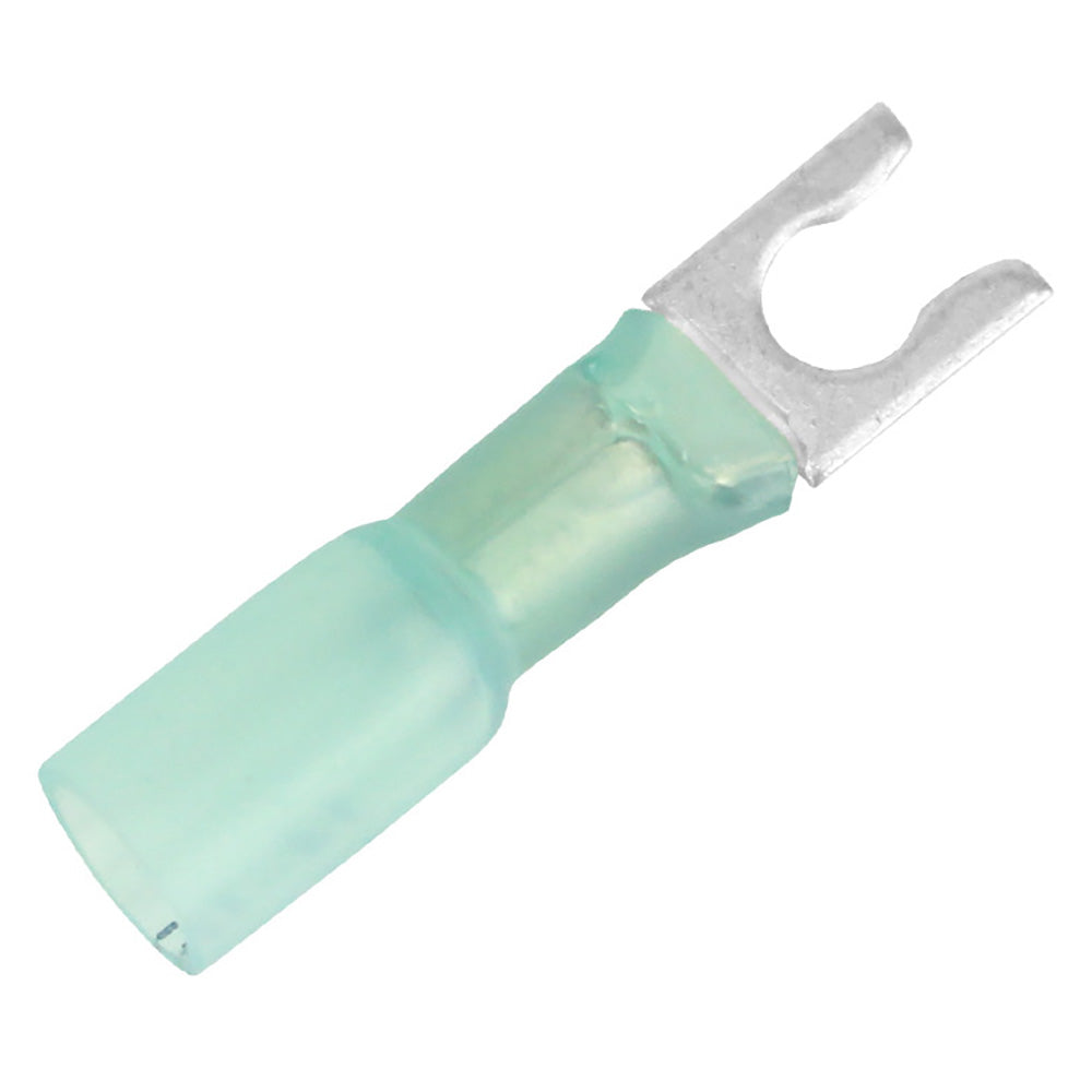 Pacer 16-14 AWG Heat Shrink Spade Terminal – #8 Stud Size – 100 Pack [TE14-8SLF-100] Online Sale