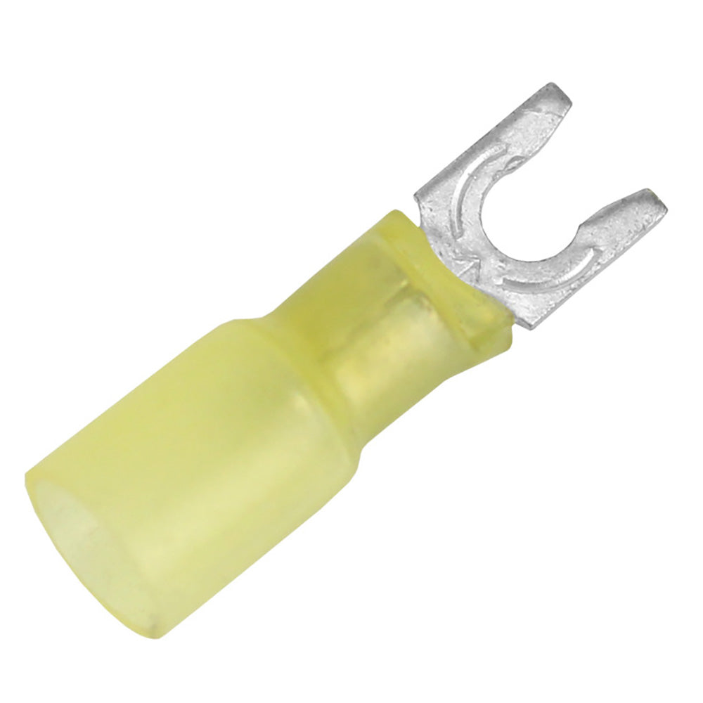 Pacer 12-10 AWG Heat Shrink Spade Terminal – #8 Stud Size – 3 Pack [TE10-8SLF-3] Online