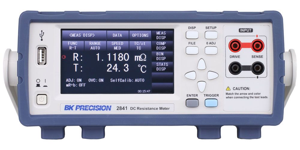 BK Precision 0.01% Accuracy DC Resistance Meter – Model 2841 Online Sale