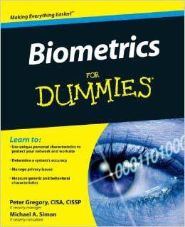 Biometrics for Dummies Hot on Sale