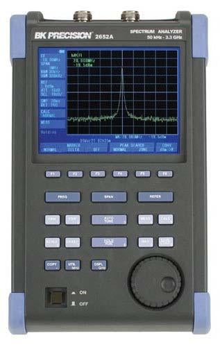 BK Precision 3.3 GHz Handheld Spectrum Analyzer w/ Tracking Generator – Model 2652A Hot on Sale